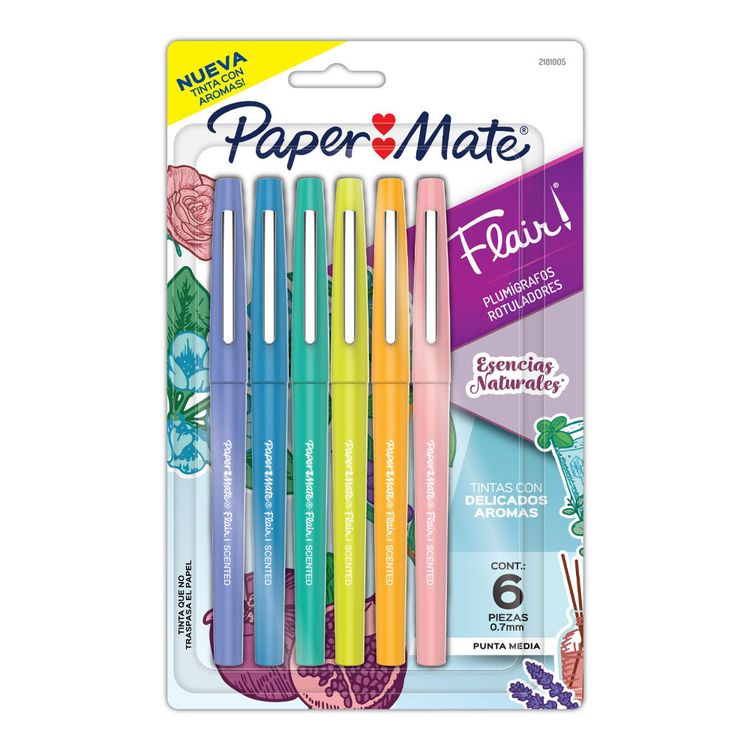 Plum-grafos-Paper-Mate-con-Tinta-con-Aroma-x6-1-351683051