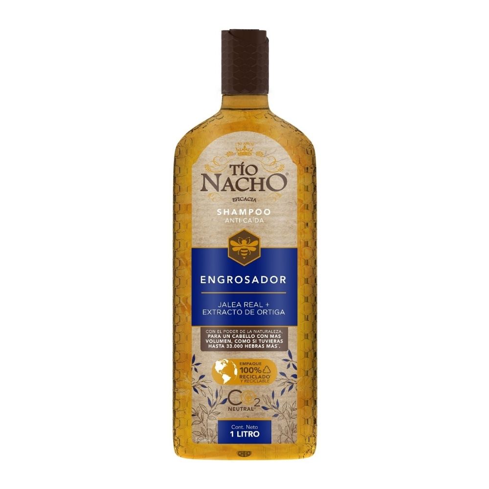 Shampoo Tío Nacho Sistema Engrosador 1L