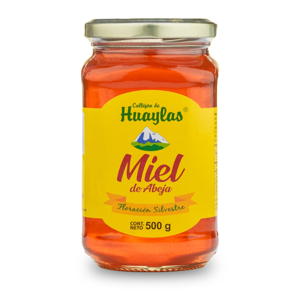 Miel de Abejas Silvestre Callejón de Huaylas Frasco 500 g