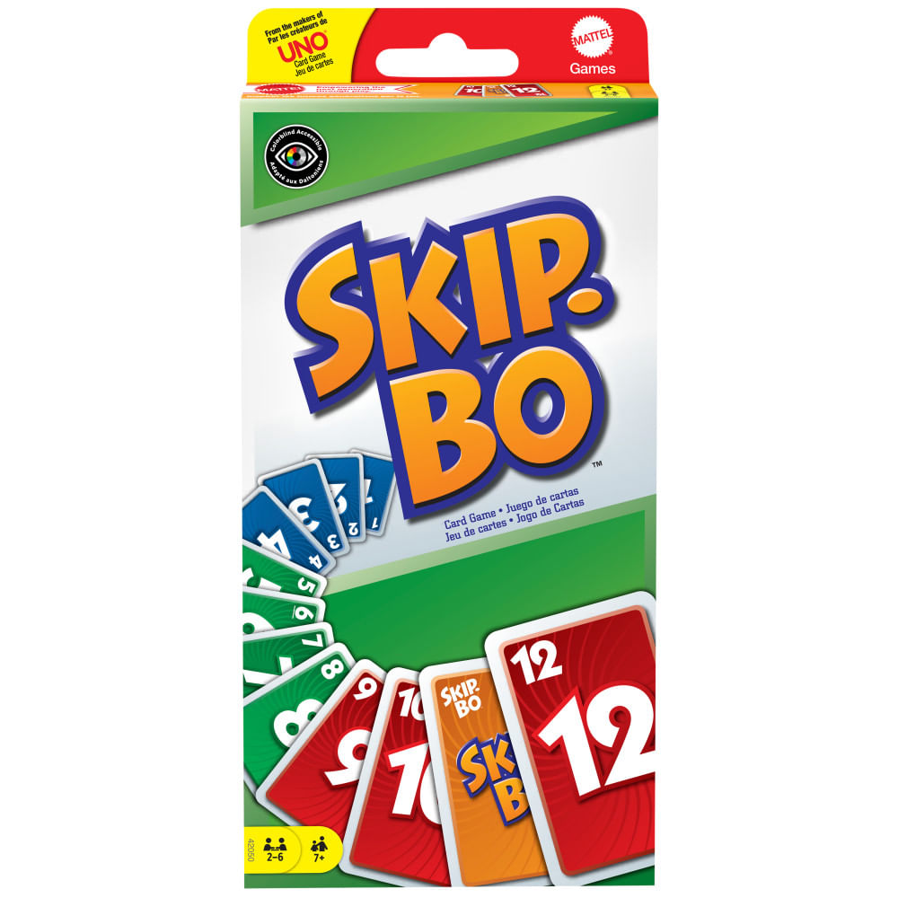 Mattel Games Juego de Cartas Skip-Bo
