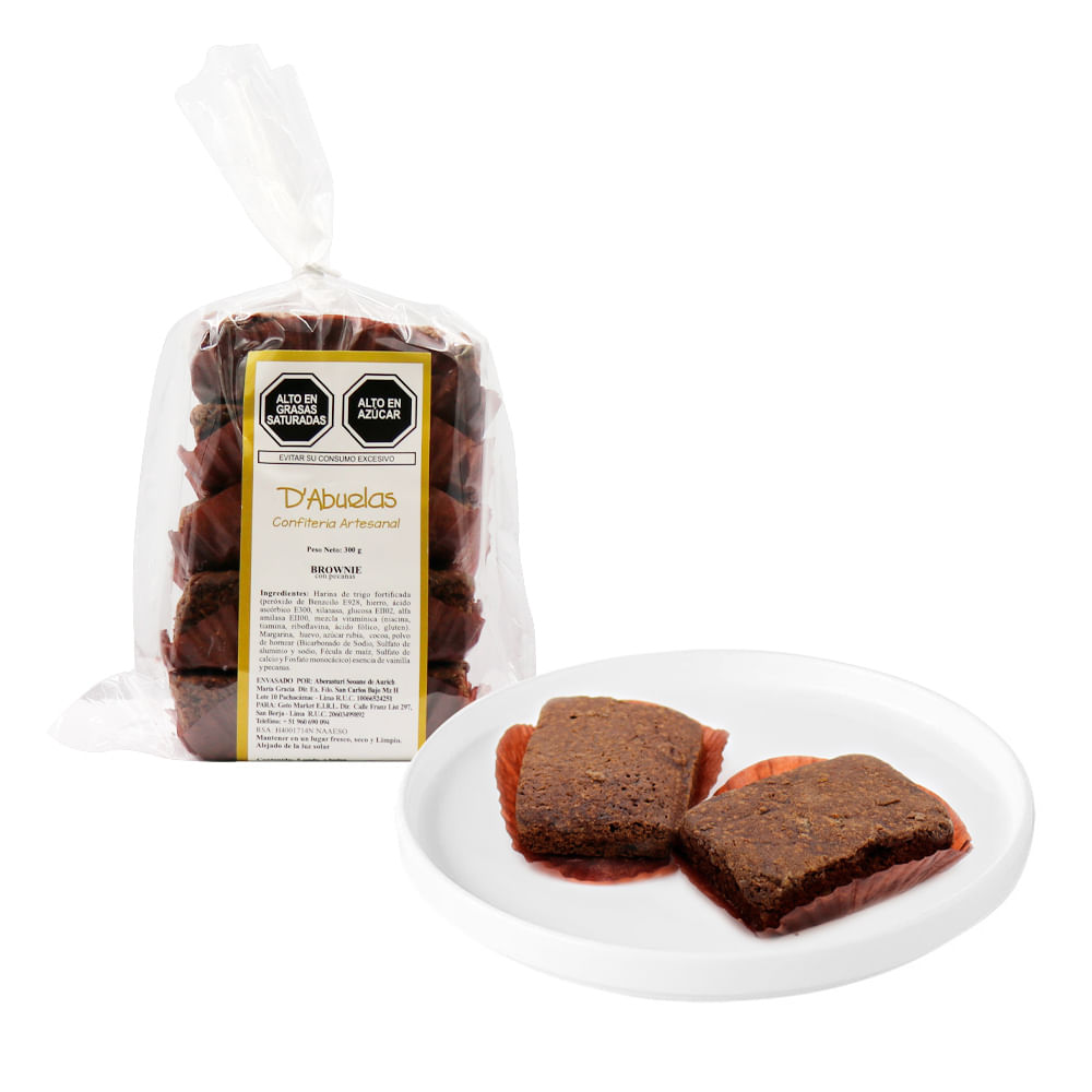 Brownie con Pecana D' Abuelas 5un