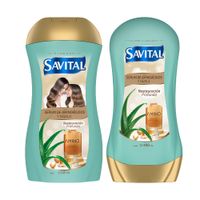 Pack Savital Aminoácidos: Shampoo 510ml + Acondicionador 490ml