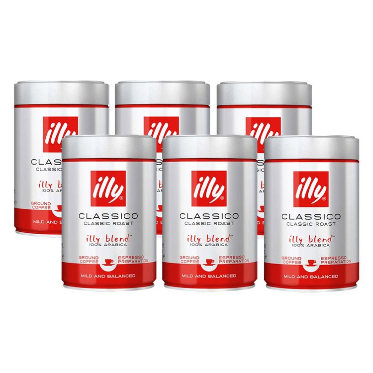 Sixpack-Caf-Molido-Illy-Classico-Espresso-250g-1-351683655