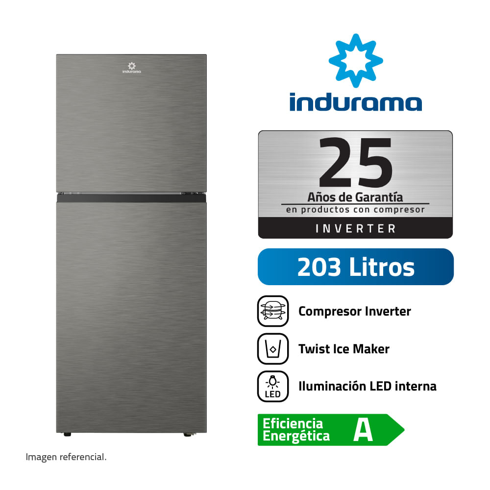 Refrigeradora Indurama Ri-359I No Frost 2 Puertas