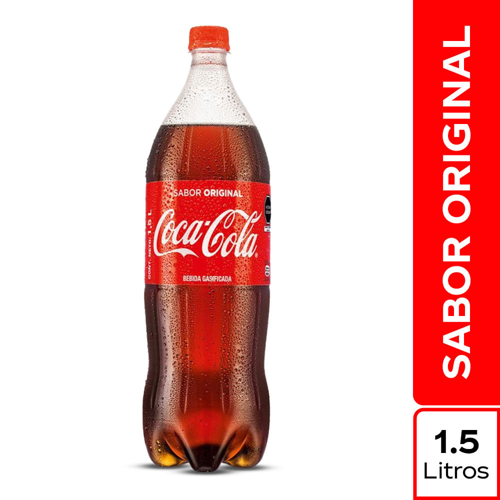 Gaseosa Coca Cola Botella 1.5L