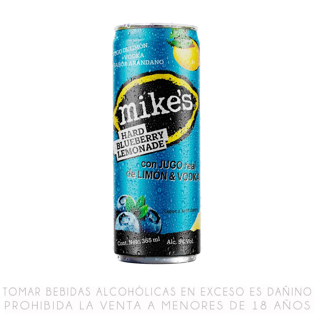 Bebida Mike's Hard Blueberry Lemonade Lata 355ml