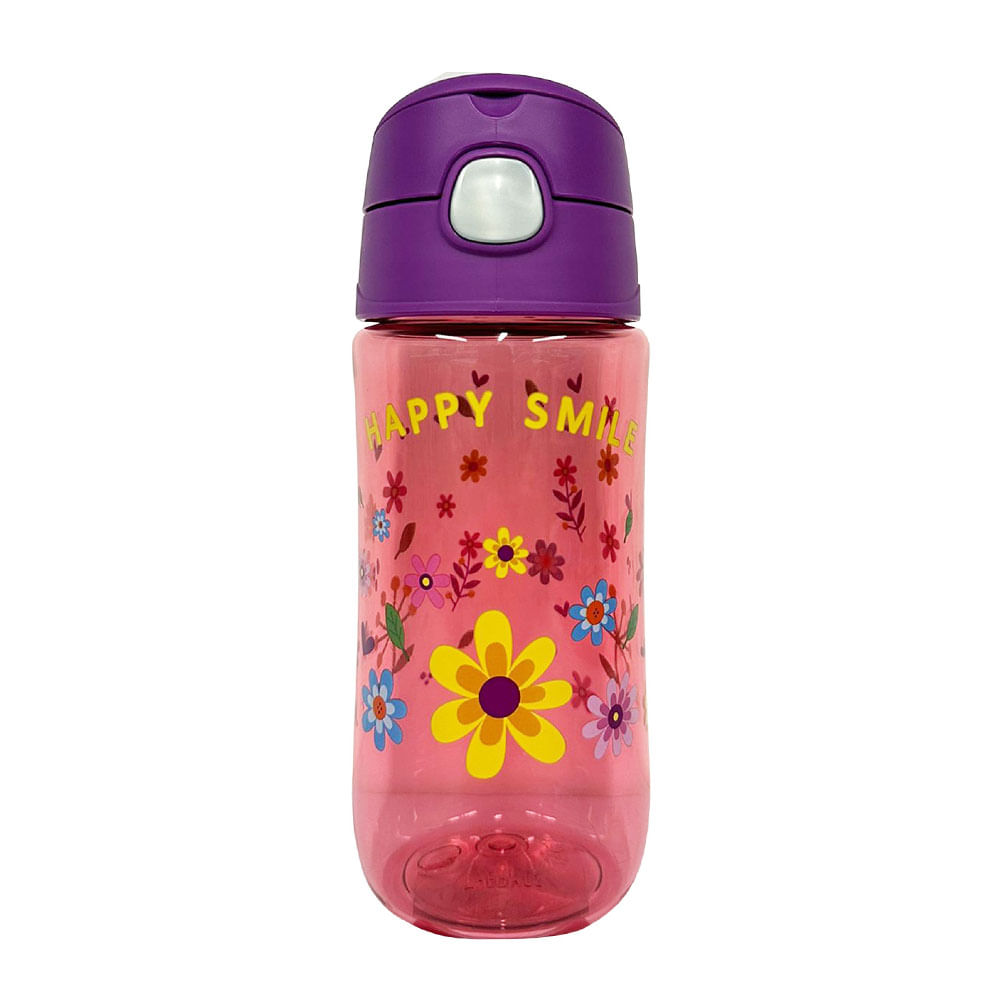 Botella Thermos 470ml Hidratante Flores