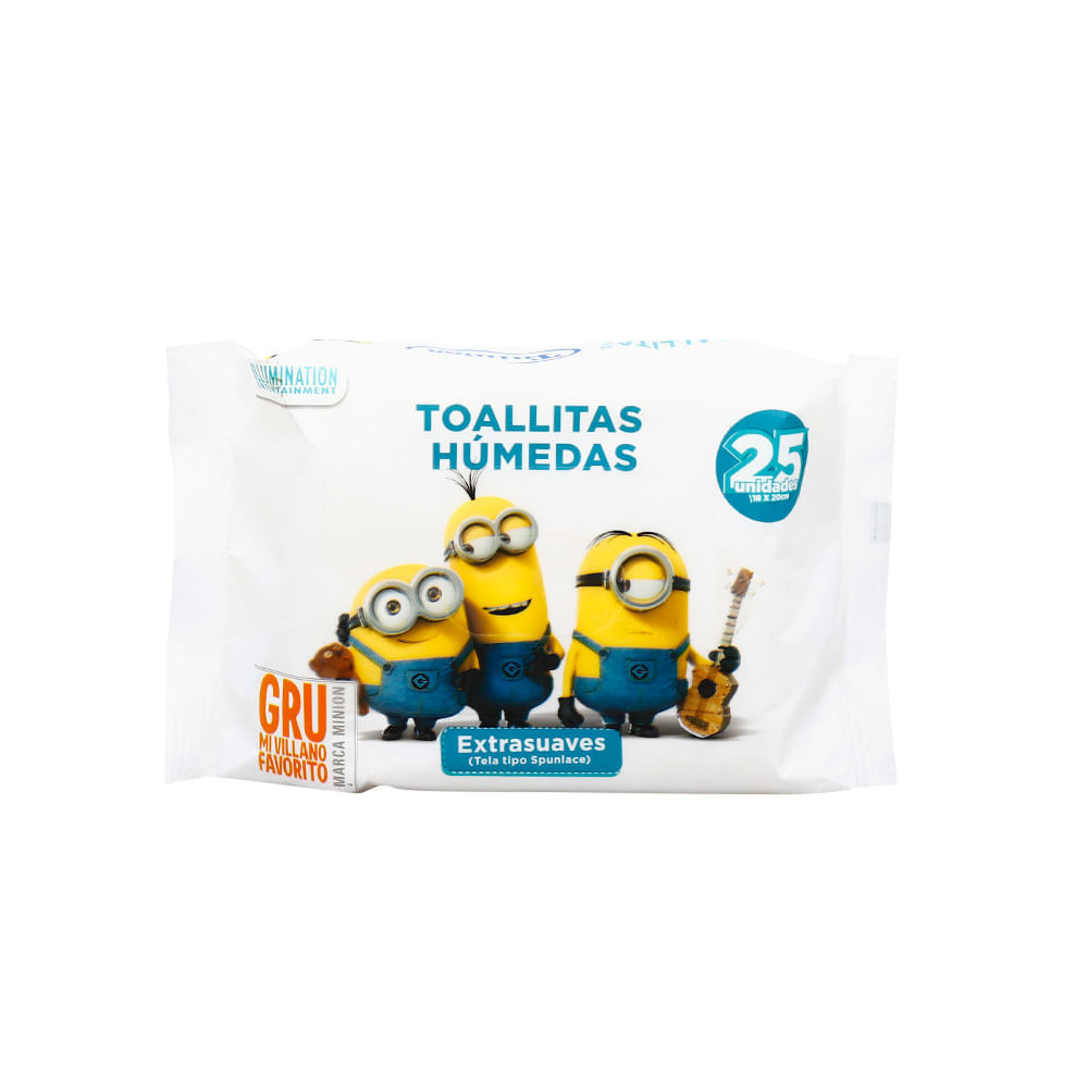Toallitas Húmedas Minions 25un