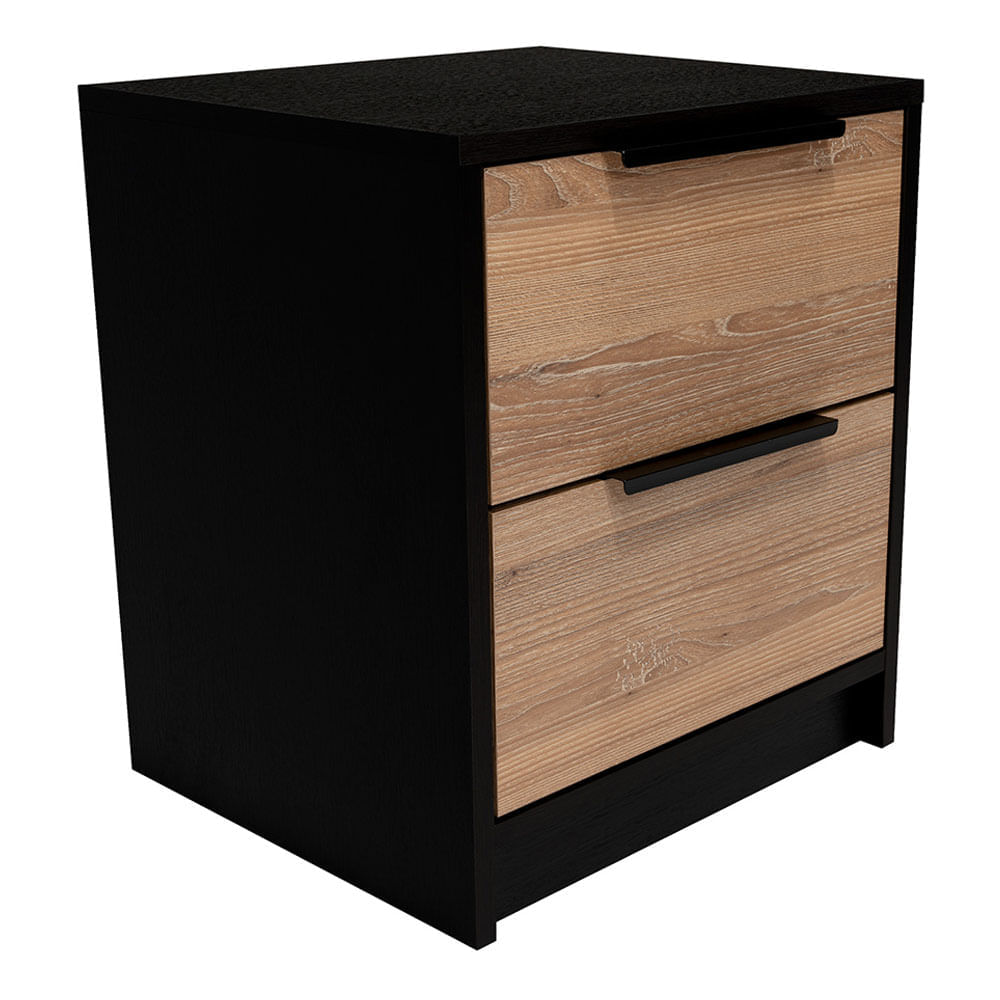 Velador Kaia 2 Cajones TuHome Wengue/Miel