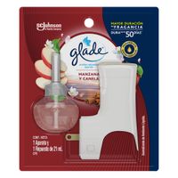 Ambientador Glade Aceites Naturales Manzana Canela + 1 repuesto 21ml