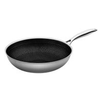 Wok con Mango Roichen 30x9.0cm Acero Inoxidable Bee