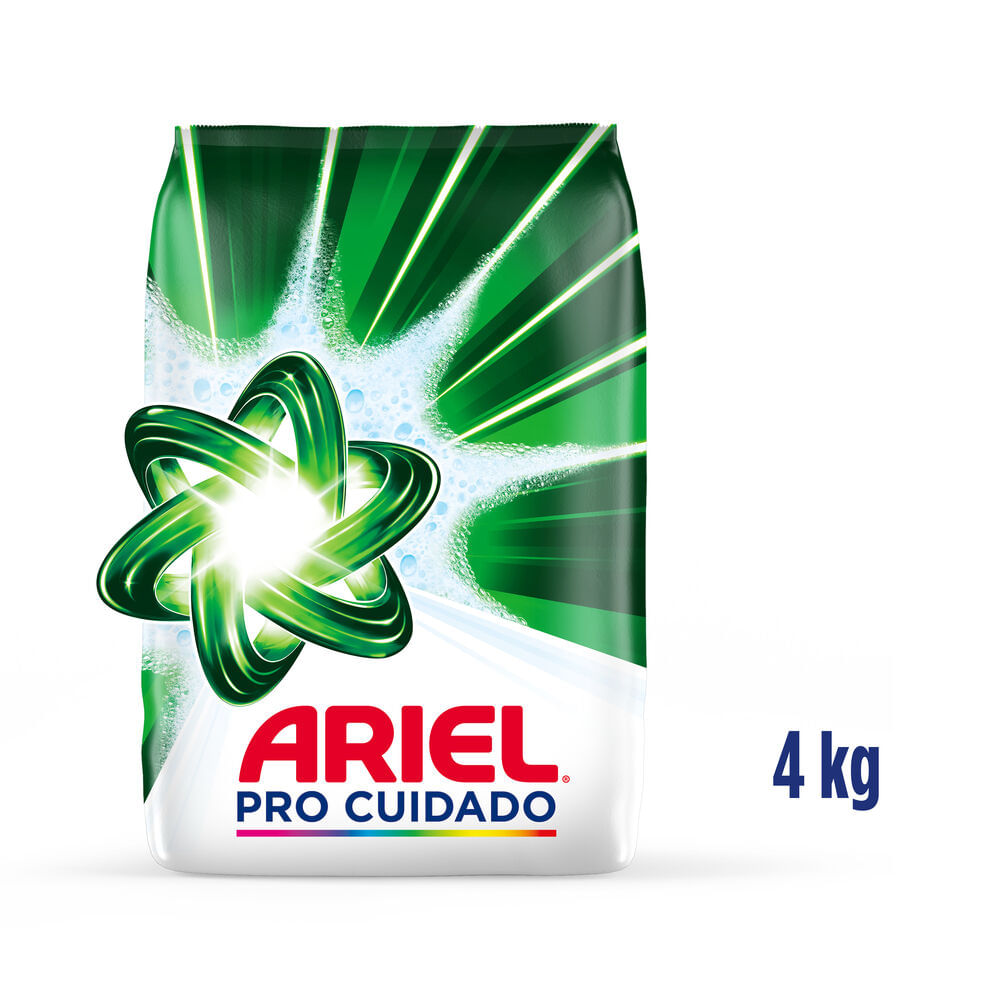 Detergente en Polvo Ariel Pro Cuidado 4kg