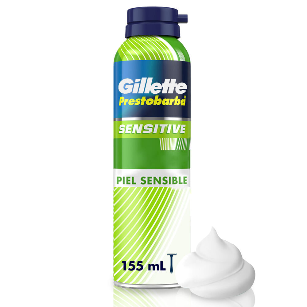 Espuma de Afeitar Gillette Prestobarba Sensitive 155ml