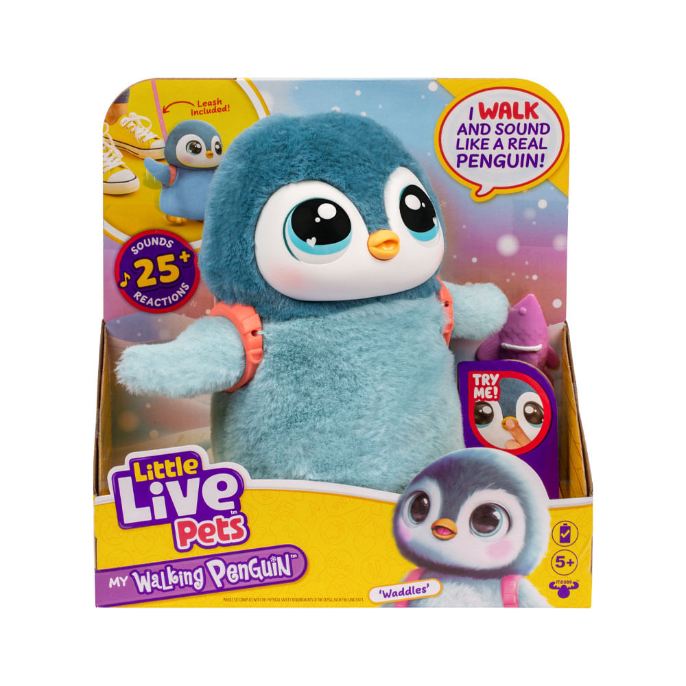 Muñeco Interactivo Little Live Pets My Walking Penguin