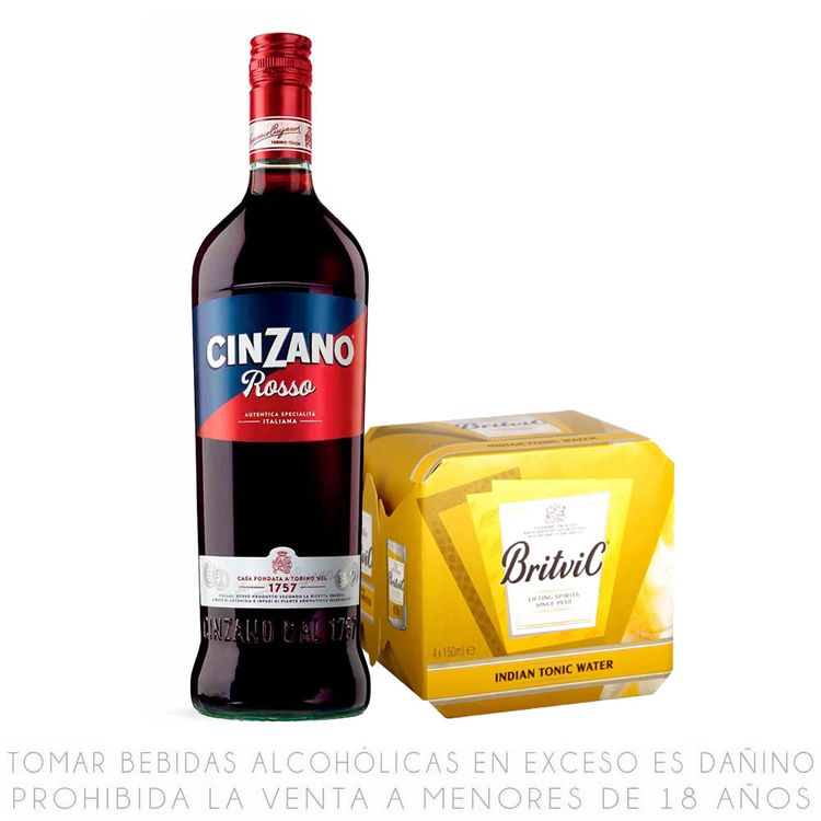 Vermouth-Cinzano-Rosso-750ml-Fourpack-Agua-T-nica-Britvic-150ml-1-351684858