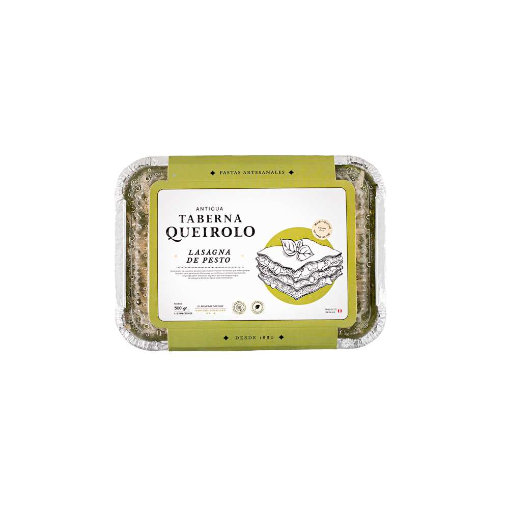 Lasagna de Pesto Antigua Taberna Queirolo 500g