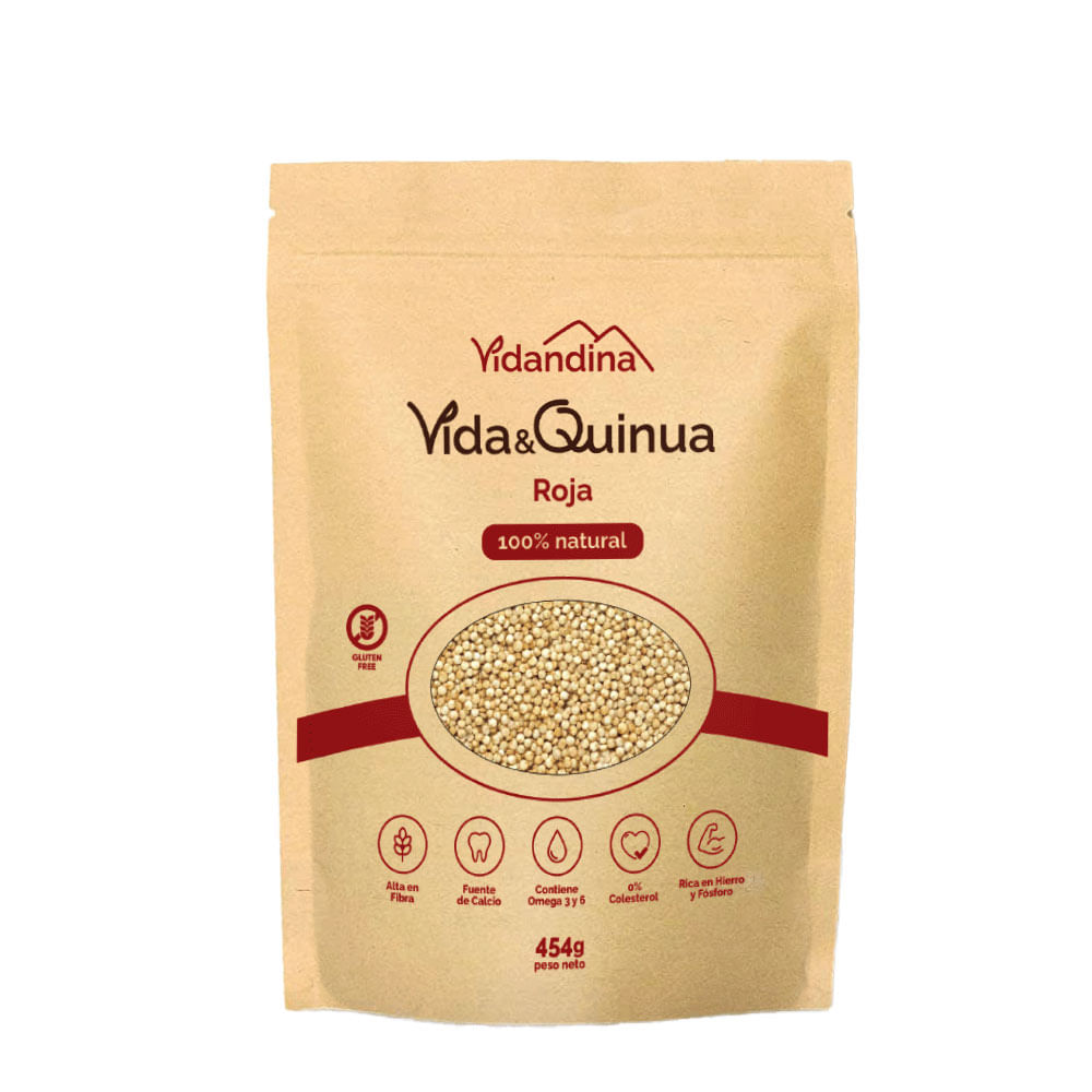 Quinua Roja Vidandina Doypack 454 g