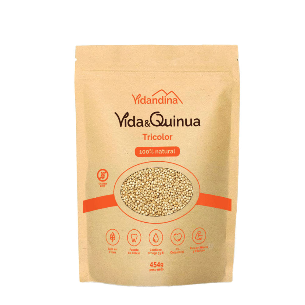Quinua tricolor Vida & Quinua Bolsa 454 g