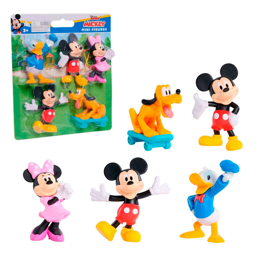 Pack 5 Figuras Mickey Mouse