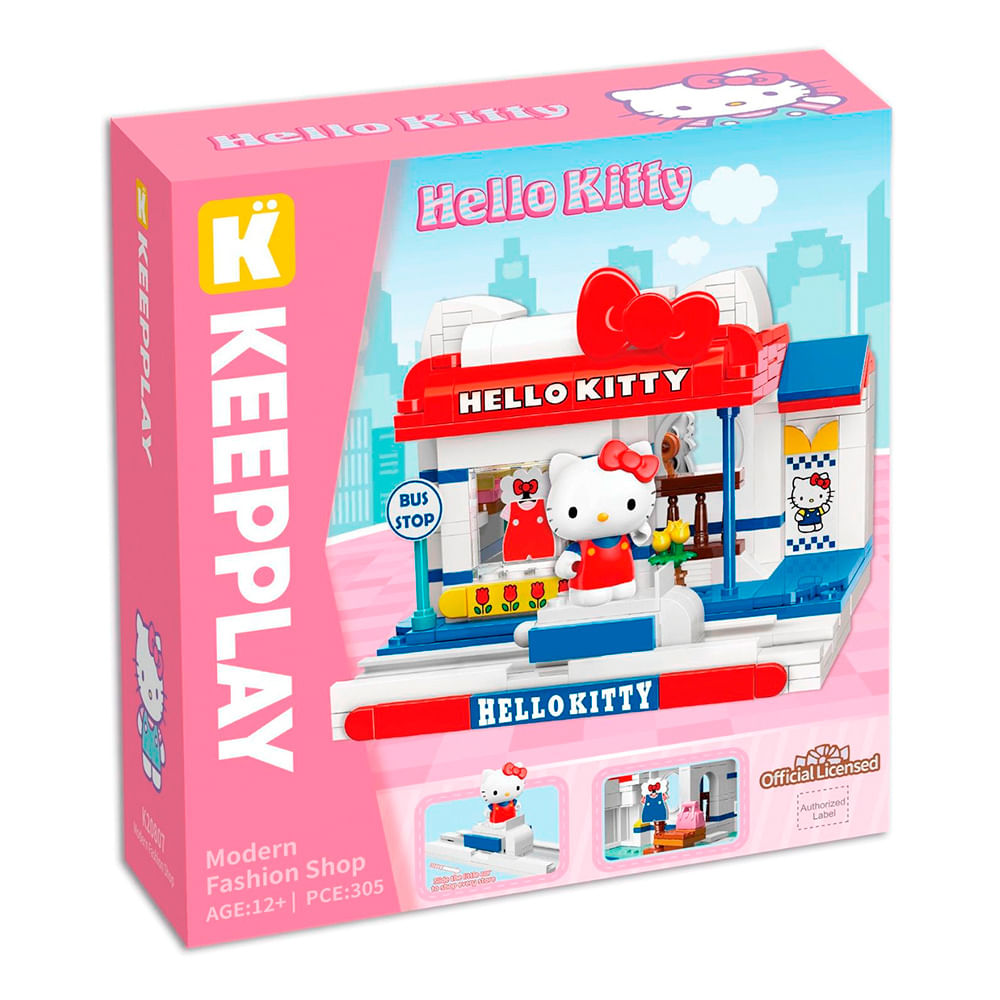 Tienda de Ropa de Bloques Armables de Hello Kitty