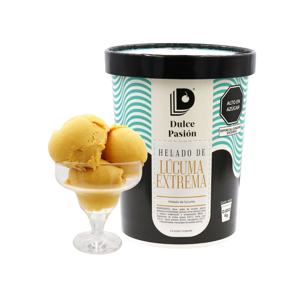 Helado Dulce Pasión Sabor Lúcuma Extrema 650g