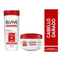 Pack Reparación Total 5 Elvive: Shampoo 370ml + Tratamiento Capilar 300g