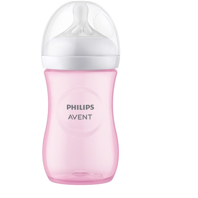 Biber-n-Natural-Philips-Avent-Response-3-0-260ml-Rosado-1-351684340