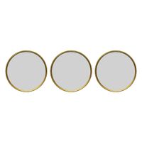 Pack 3 Espejos Krea Decorativos D1 21x21x2.5cm