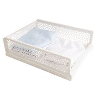 Organizadora Plástico Krea Plegable Apilable Calado Bajo