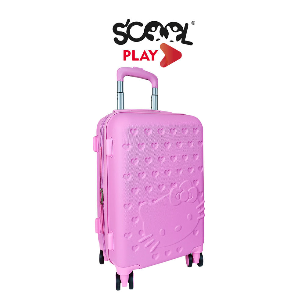 Maleta Scool Carry On Hello Kitty