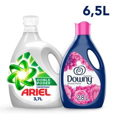 Detergente-L-quido-Ariel-Doble-Poder-3-7L-Suavizante-Downy-Floral-2-8L-1-178713347