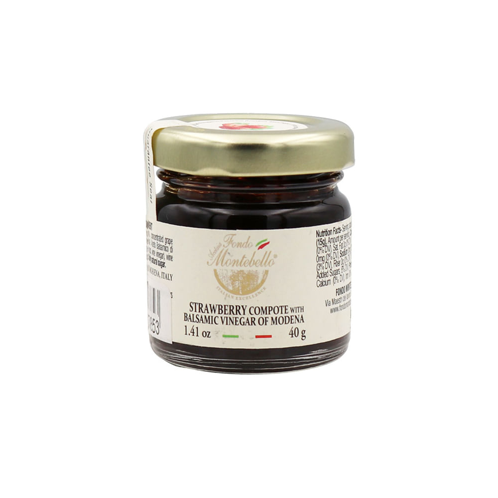 Compota de Fresas Fondo Montebello 40g