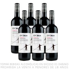 Sixpack-Vino-Tinto-Tempranillo-El-Circo-Funambulista-Botella-750ml-1-351687276