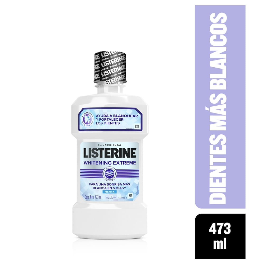 Enjuague Bucal Listerine Whitening Extreme 473ml