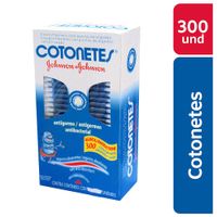 Hisopos Cotonetes Johnson & Johnson 300un