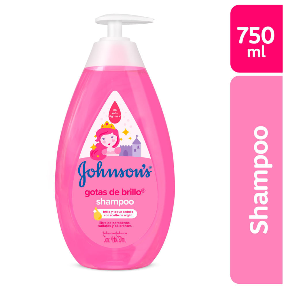 Shampoo para Bebé Johnson's Gotas de Brillo 750ml