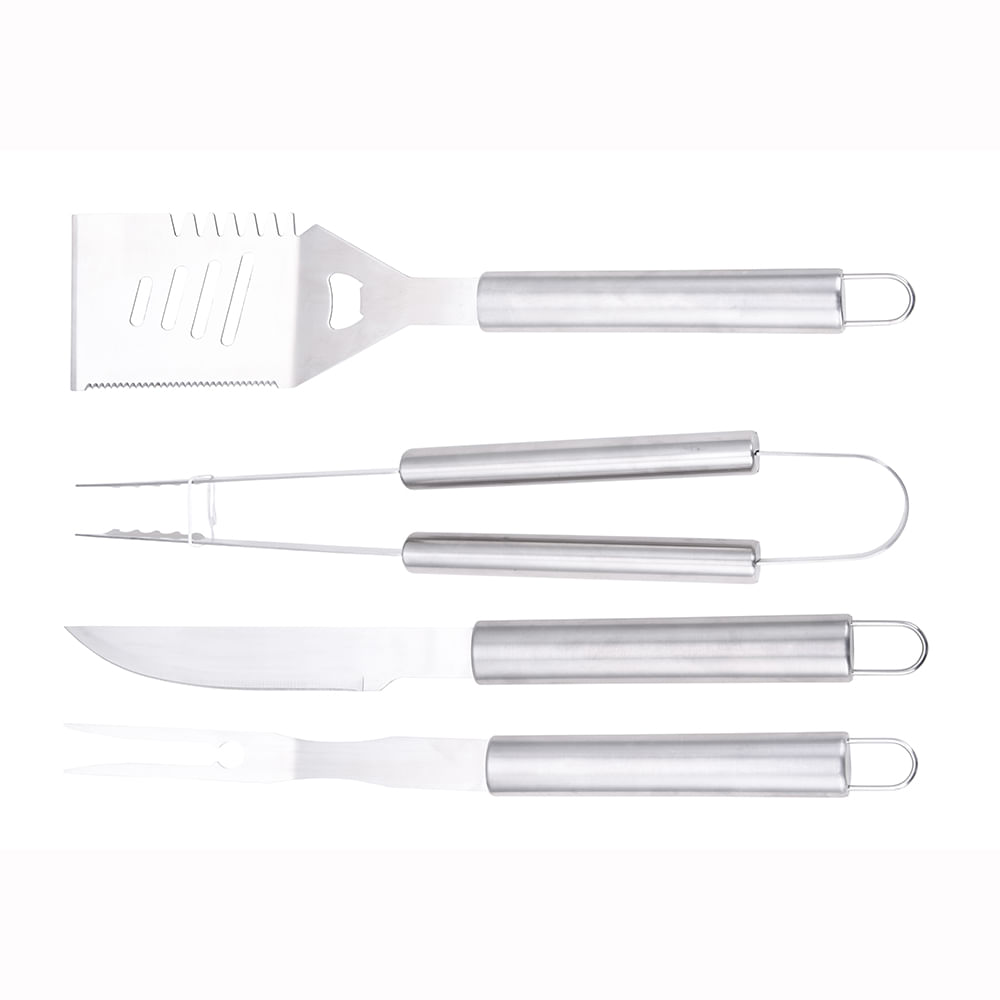 Set 4 Piezas Beef Maker Tenedor|Cuchillo|Pinzas|Espatula