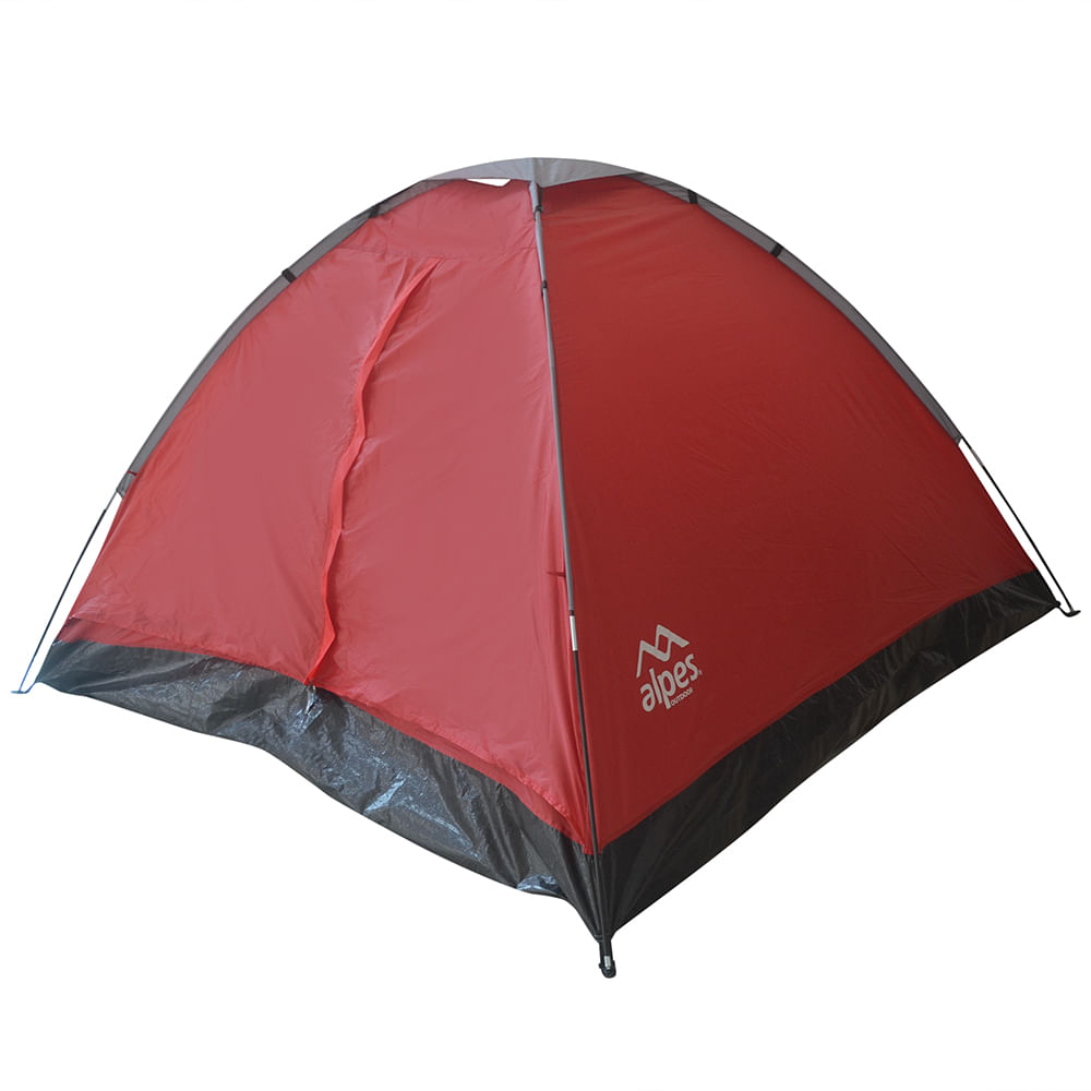 Carpa Alpes 4 Personas Dome Galapagos 210x210x130cm Rojo