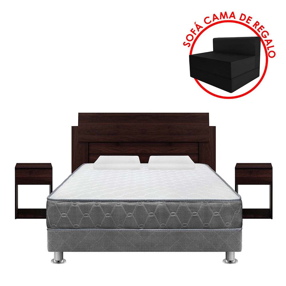 Dormitorio Forli Acqua 2 Plazas + Sofá