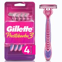 Máquina de Afeitar Desechable Mujer Gillette Prestobarba3 4un