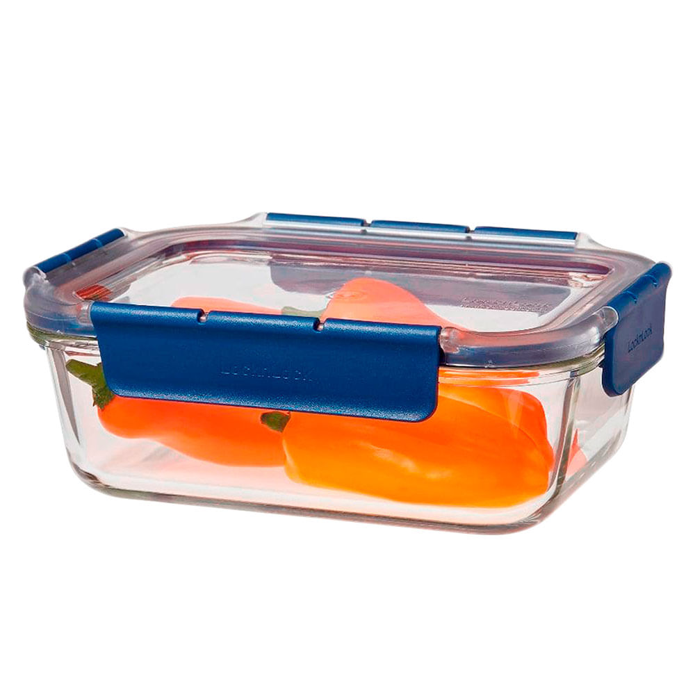 Envase Hermetico Lock&Lock Vidrio L&L Rectangular 1L Topclass
