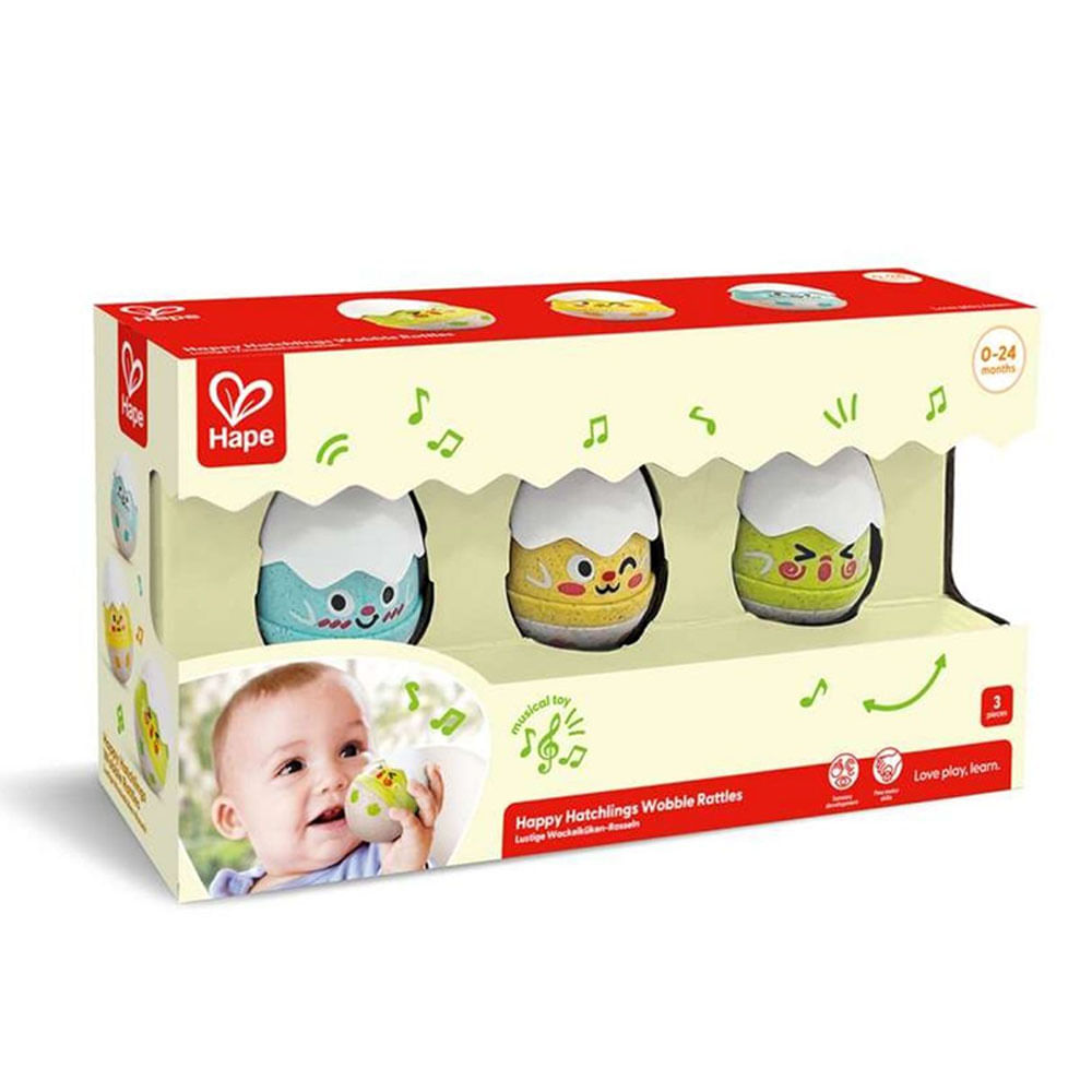 Porfiados Sonajas Polluelos Hape 3un