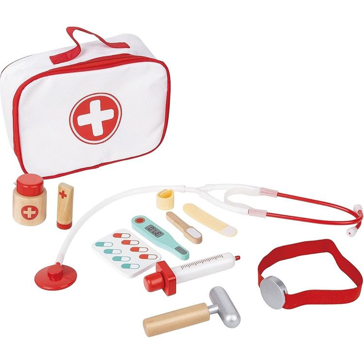 Set-M-dico-Bolso-Hape-Peque-o-Doctor-11-Piezas-Play-Essential-1-351685196