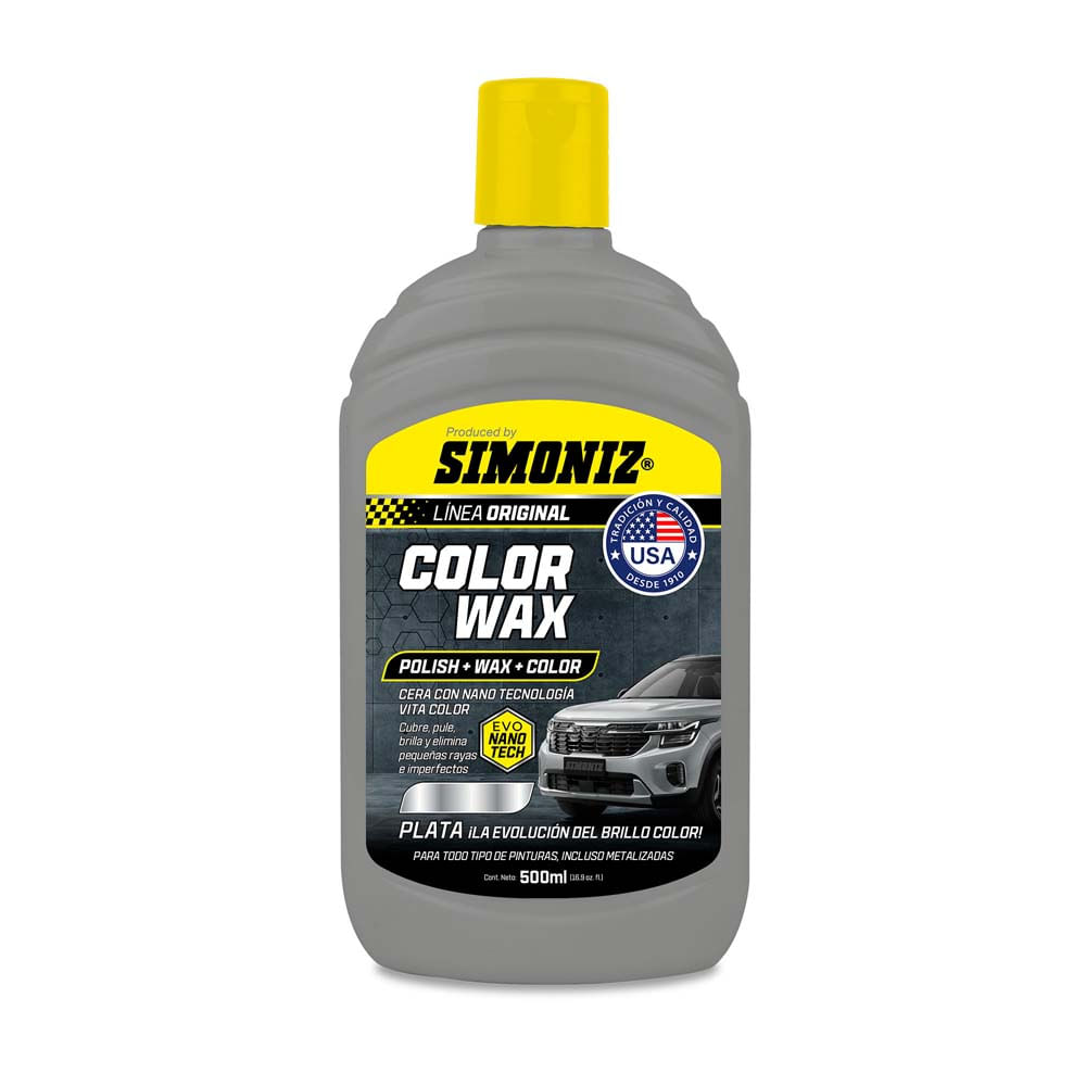 Cera Color Simoniz Wax Plata 500ml