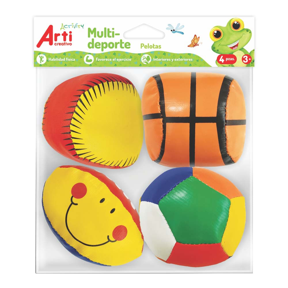 Set Pelotas Arti Creativo Multideporte 4un