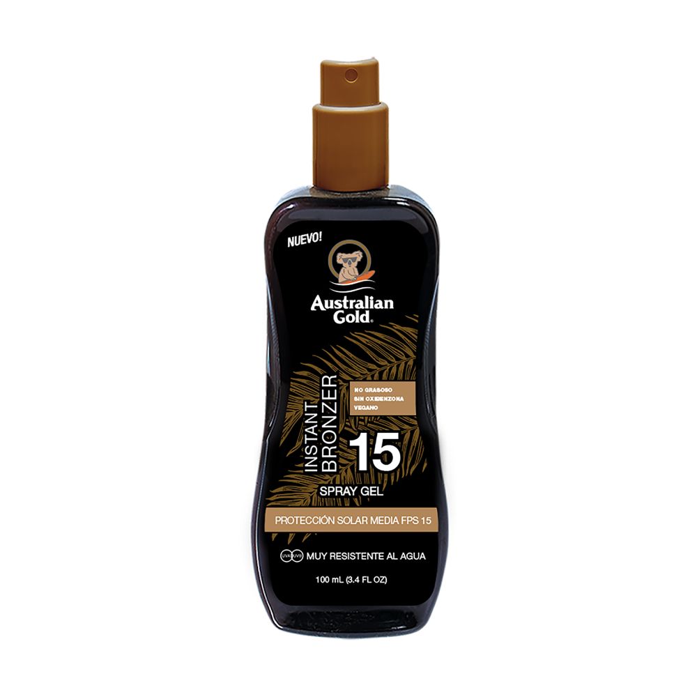 Bronceador en Spray Australian Gold FPS15 100ml