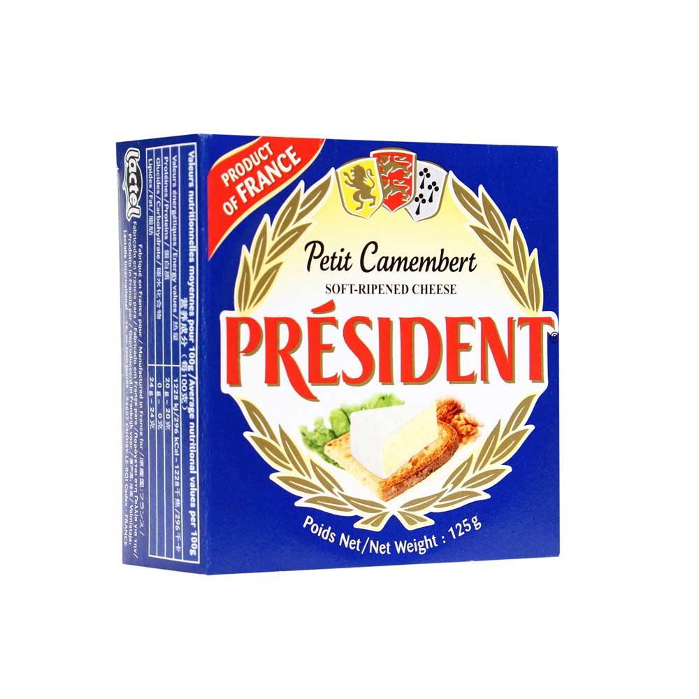 Queso Blando Camembert Petit Président Caja 125 gr
