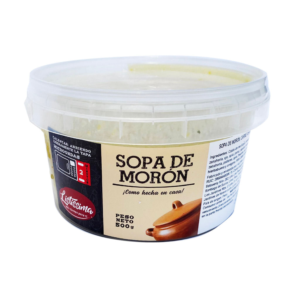 Sopa de Morón Listíssima 500g