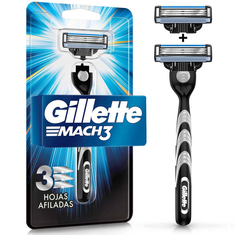 Máquina de Afeitar Gillette Mach3 + Repuesto