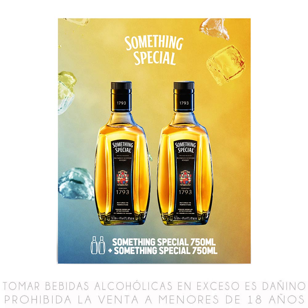 Twopack Whisky Blended Something Special Botella 750ml